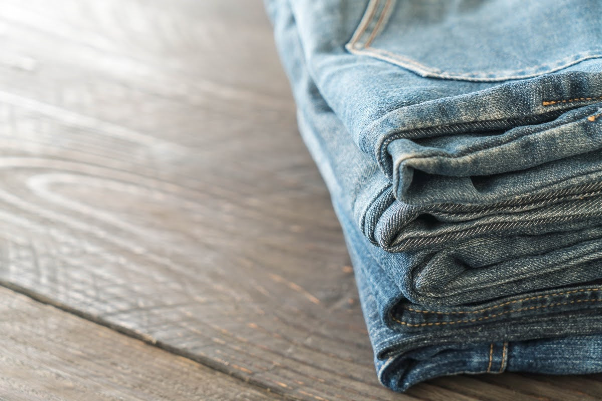 Jeans size guide.