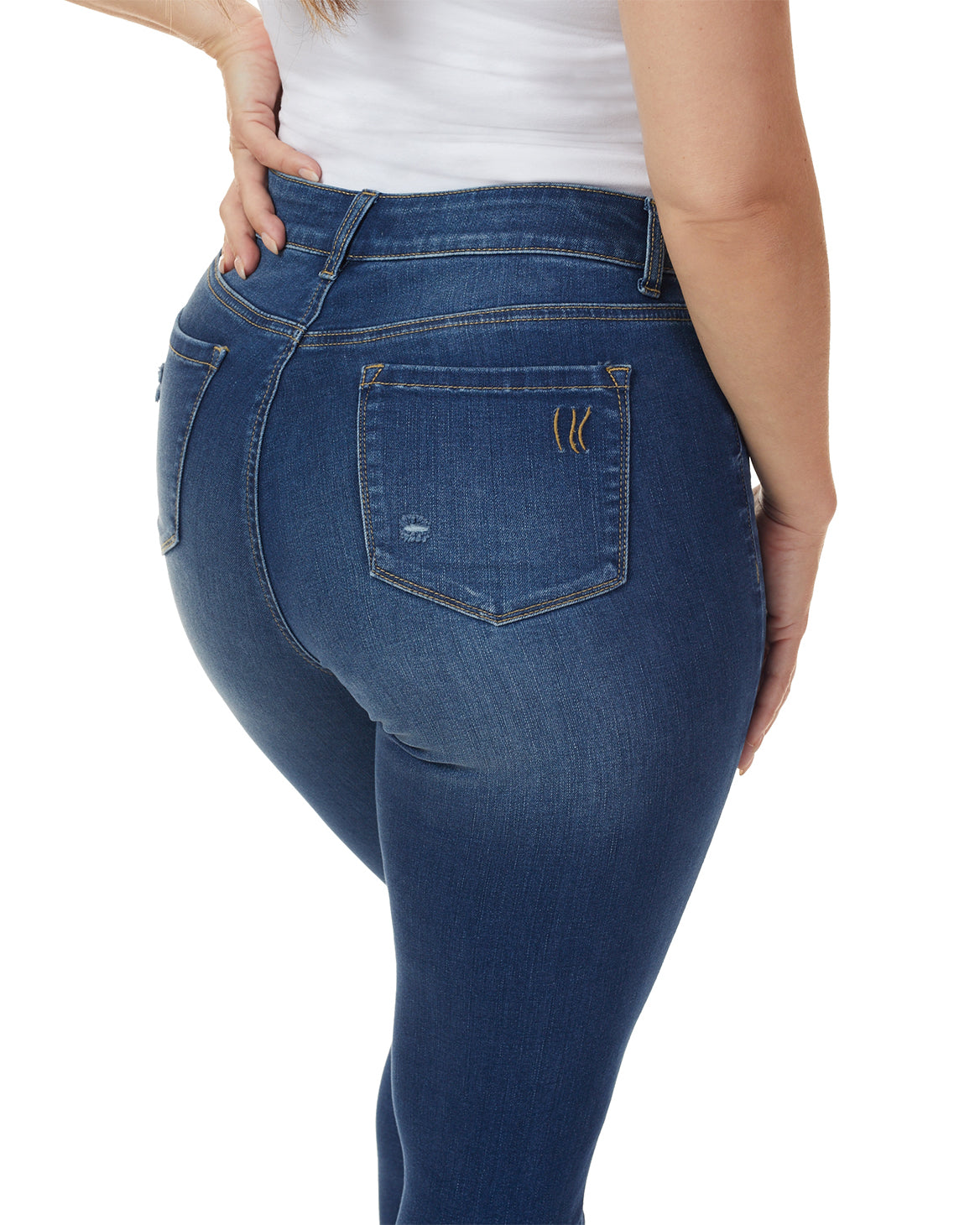 Distressed Indigo Wash