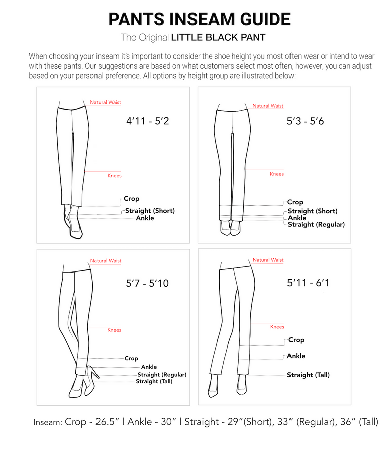 Jeans Inseam Guide - Mobile